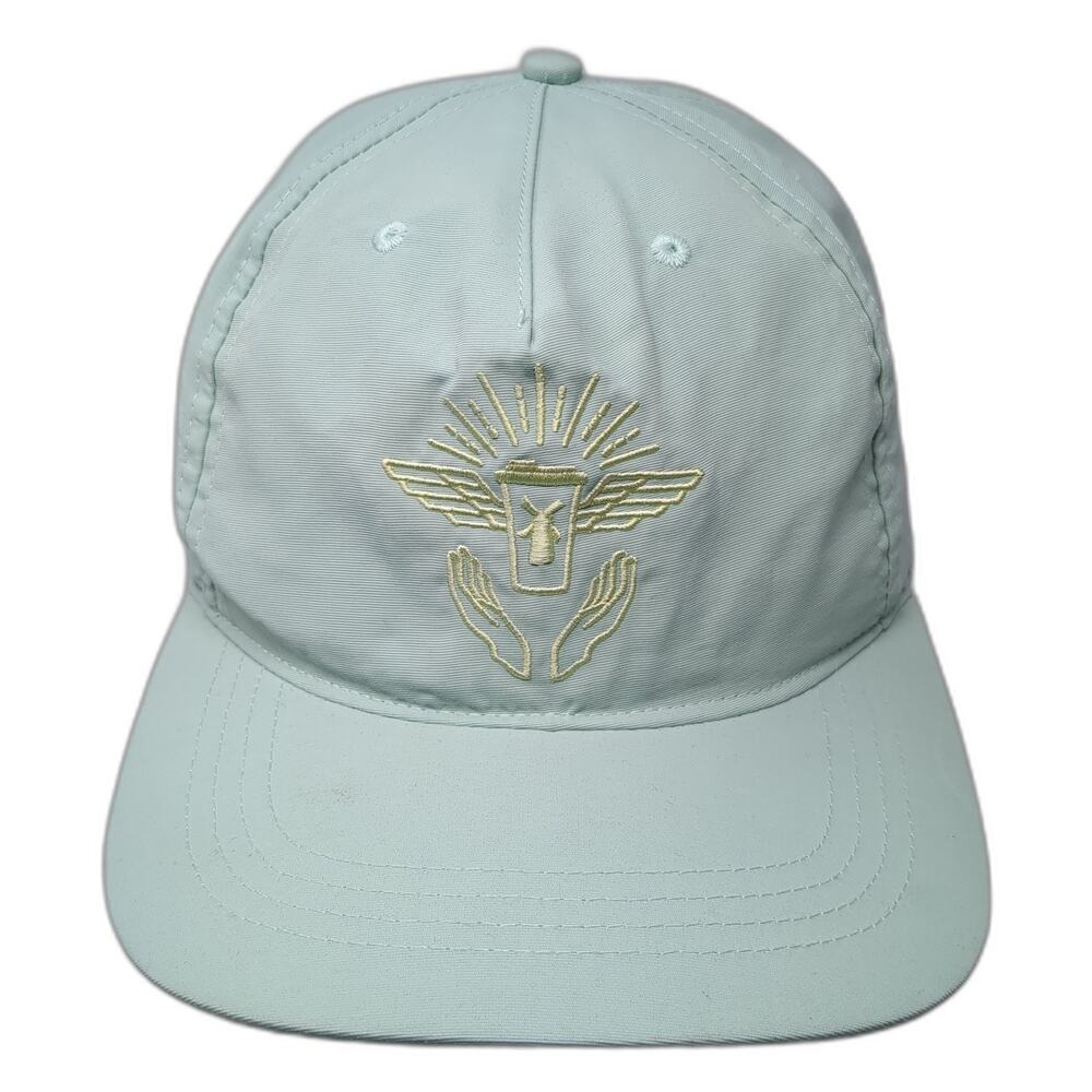 Dutch Bros Coffee 5 Panel Cap Blue One Size Adjustable Embroidered 6 Panel